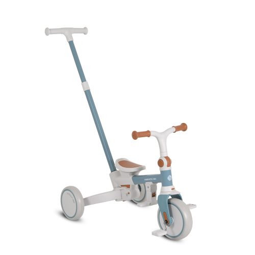 Moni  - COMPACTO ÚJ 3IN1 tricikli multifunkciós, futóbiciklivé alakítható KÉK