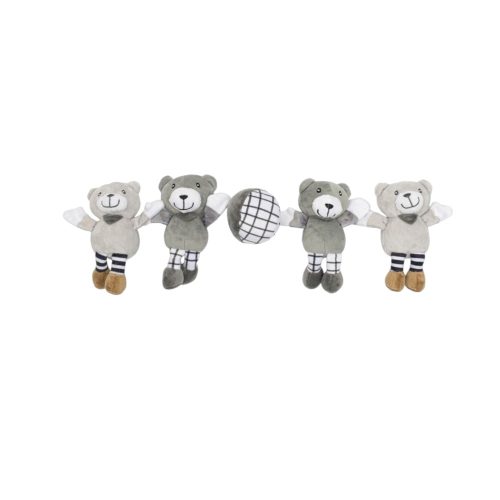 Alexis Baby Mix 485M - Plüss Mackó Szürke Zenélőforgó