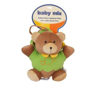 Alexis Baby Mix - Felhúzható zenélő Plüss Játék Maci – Zsebi Baba Shop