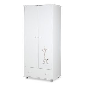 Klups - Szafari Zsiráf Fehér Szekrény