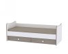 Lorelli Trend PLUS kombi ágy 70x165 - White & Artwood – termékfotó