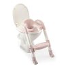 Thermobaby wc szűkítő lépcsős - Kiddy Loo Rose poudre rózsaszín