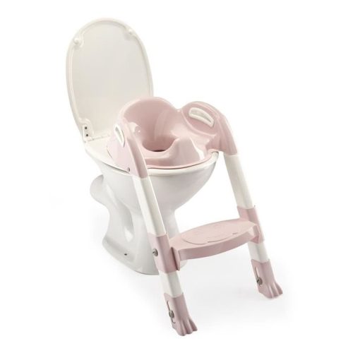 Thermobaby wc szűkítő lépcsős - Kiddy Loo Rose poudre rózsaszín