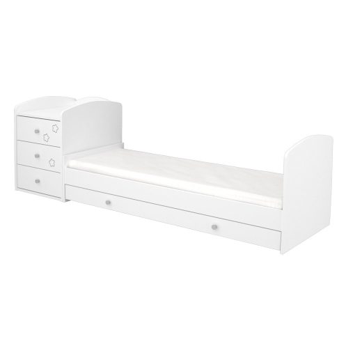 Timba - Félix Csillagos 3 Fiókos kombi kiságy