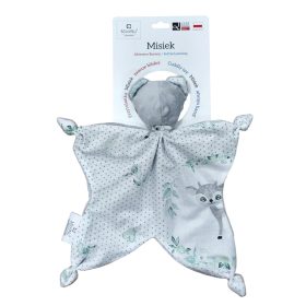 Plüss Szundikendő Miminu - Maci Szürke Virágos