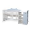 Lorelli Multi kombi ágy 190x72 - White Baby Blue – termékfotó