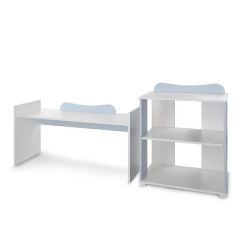 Lorelli Multi kombi ágy 190x72 - White Baby Blue – termékfotó