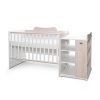Lorelli Multi kombi ágy 190x72 - White Light Oak – termékfotó
