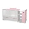 Lorelli Multi kombi ágy 190x72 - White Orchid Pink – termékfotó