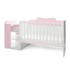 Lorelli Multi kombi ágy 190x72 - White Orchid Pink – termékfotó