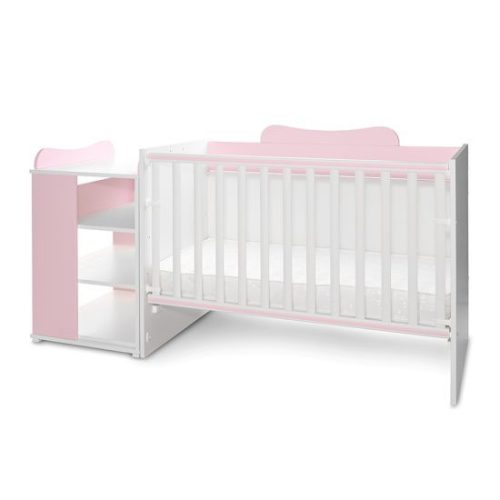 Lorelli Multi kombi ágy 190x72 - White Orchid Pink – termékfotó