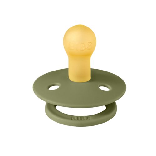 BIBS - Latex Cseresznye Játszócumi Olivazöld