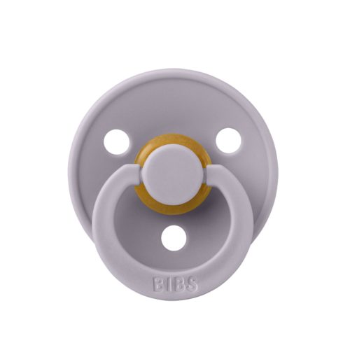 BIBS - Latex Cseresznye Játszócumi Mályva/Pasztellszürke (2 db)