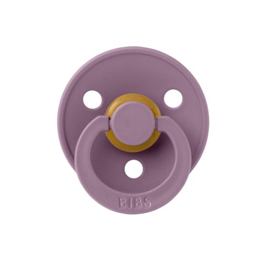 BIBS - Latex Cseresznye Játszócumi Mályva/Pasztellszürke (2 db)