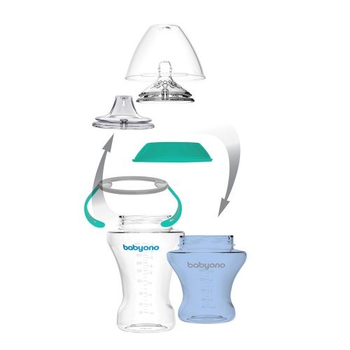 BabyOno 1456/01 - Cseppmentes 180ml itatópohár – Zsebi Baba Shop