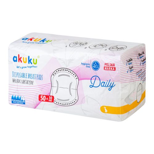 AKUKU A0160 - Melltartóbetét 60 db