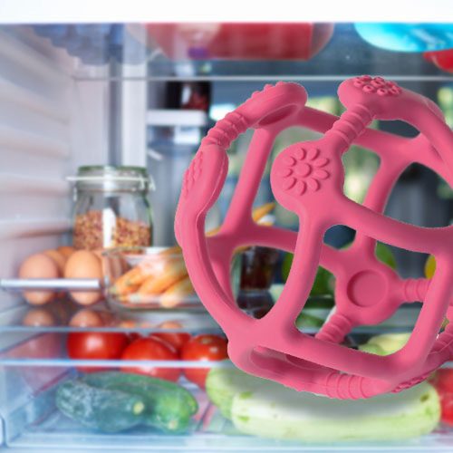 BabyOno 489/04 - ORTHO Szilikon Rágóka Pink