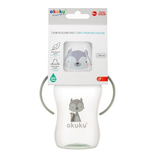 AKUKU A0220 - Cseppmentes 240ml  itatópohár – Zsebi Baba Shop