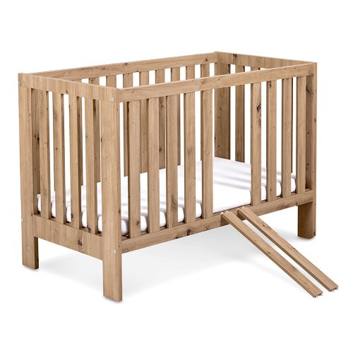 Klups Little Sky - Amelia II Tölgy 60 x 120 kiságy – babaágy 3. kép