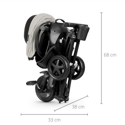 Milly Mally Qplay Tricikli Nova Niello Szürke