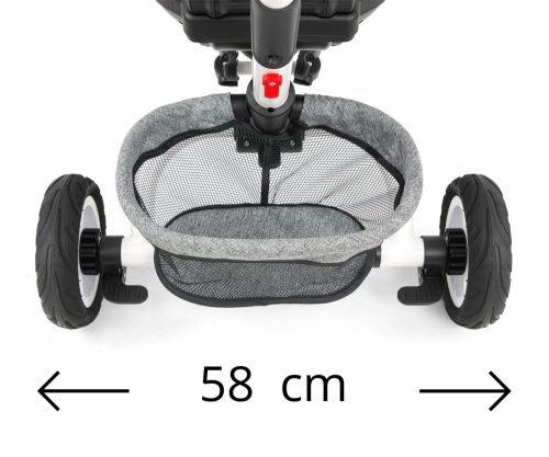 Milly Mally 3116 - Stanley Rubber grey Tricikli 360° 6 in 1
