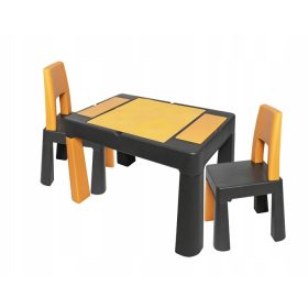 TEGA - MULTIFUN 3 in 1 Gyerek Asztal Grafit és Mustár 