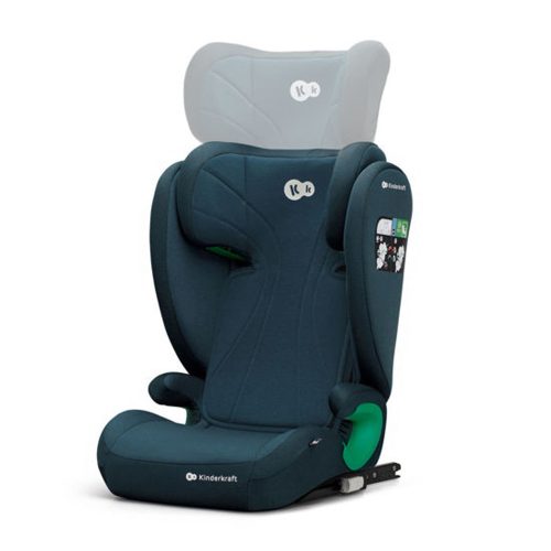 Kinderkraft JUNIOR FIX 2 I-Size 15-36kg - HARBOR BLUE színű (Iso-Fix) – autósülés 4. kép