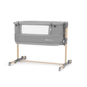   Kinderkraft - Neste Grow Light Grey Full Wood 2 in 1 Babaöböl