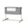 Kinderkraft - Neste Grow Light Grey Full Wood 2 in 1 Babaöböl