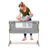 Kinderkraft - Neste Grow Light Grey Full Wood 2 in 1 Babaöböl