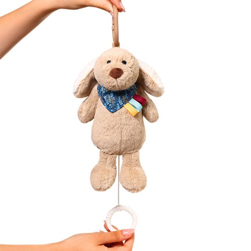 BabyOno 1522 - DOG WILLY Felhúzható zenélő Plüss Játék – Zsebi Baba Shop
