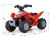 MILLY MALLY 4480 Akkumulátoros Quad HONDA ATV Red