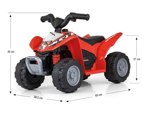 MILLY MALLY 4480 Akkumulátoros Quad HONDA ATV Red