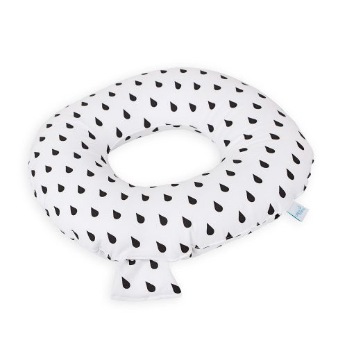CEBA - Szülés utáni Ülőpárna - Fánk csepp fekete-fehér
