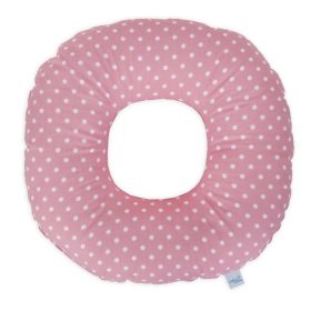   CEBA - Szülés utáni Ülőpárna - Fánk pöttyös fehér-málna