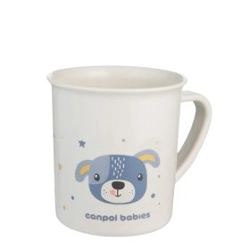   Canpol 4/413 - Cute Animals Műanyag Füles Pohár Kék 170ml