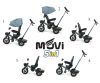 Milly Mally 2488 - Movi Tricikli Piros 360° 5 in 1