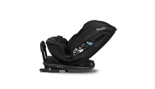 Lionelo Bastiaan RWF I-Size 40-150cm Autósülés - Black Carbon színű 360 °-os (isofix) 