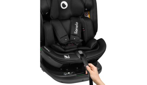 Lionelo Bastiaan RWF I-Size 40-150cm Autósülés - Black Carbon színű 360 °-os (isofix) 