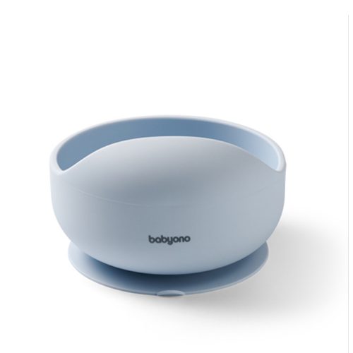 BabyOno 1481/01 -  Szilikon Tapadókorongos Tányér/Kék