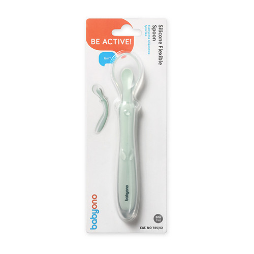 BabyOno 785/02 - Rugalmas szilikon kanál – Zsebi Baba Shop