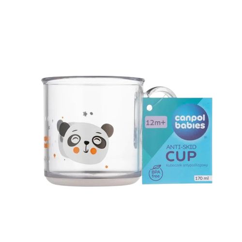 Canpol 2/100 - Egzotikus Állatok Csúszásmentes/Átlátszó Pohár 170ml