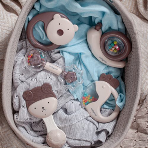 BabyOno 1550 - Csörgő rágókával Papagáj