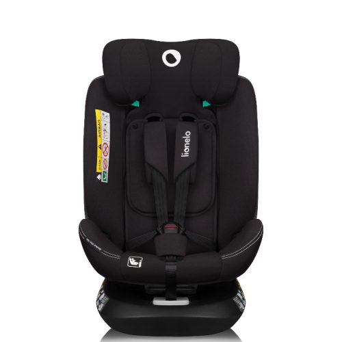 Lionelo Bastiaan One I-Size 40-150cm Autósülés - Black színű 360 °-os (isofix) 