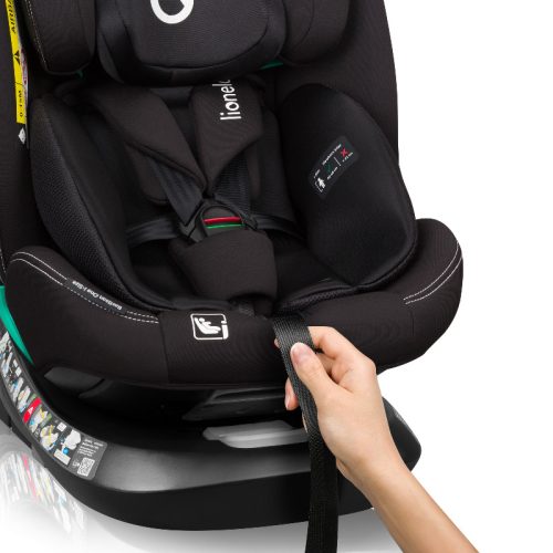Lionelo Bastiaan One I-Size 40-150cm Autósülés - Black színű 360 °-os (isofix) 