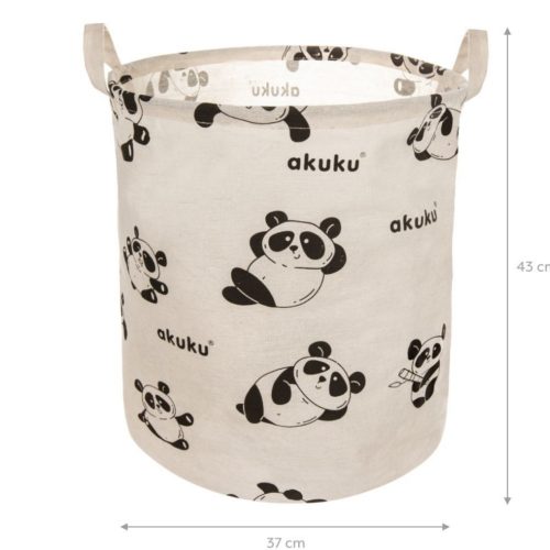 AKUKU A0656 - Összecsukható Játéktároló Panda – gyermekjáték 3. kép