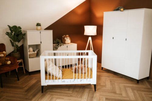 Klups Little Sky - MIA Fehér 60 x 120 kiságy – babaágy 5. kép