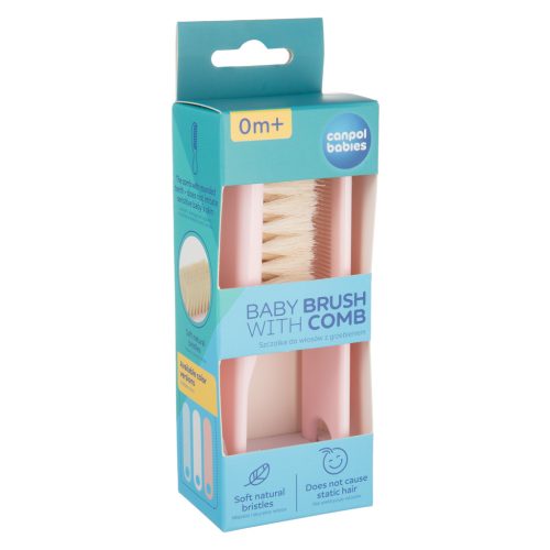 Canpol 2/424 - Babafésű Természetes Sörte Pink