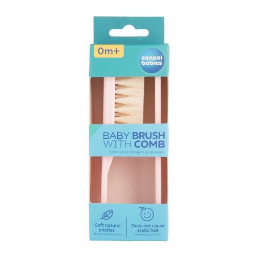 Canpol 2/424 - Babafésű Természetes Sörte Pink