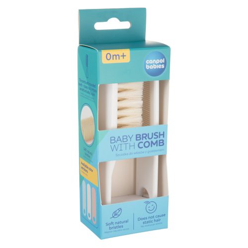 Canpol 2/424 - Babafésű Természetes Sörte Fehér